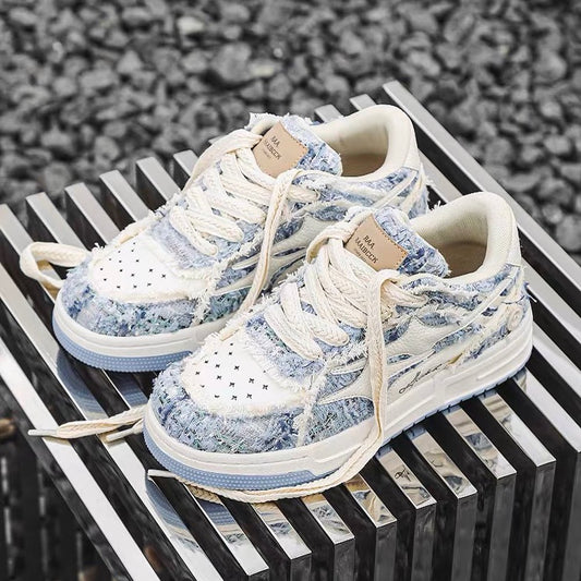 Starry Lows (blue) Low Top Sneakers