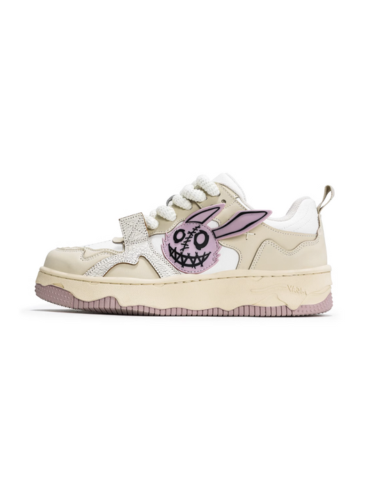 Angry Bunny Low Top Sneakers