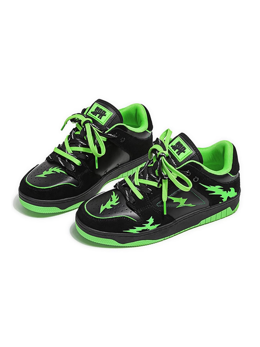Lightning Green Low Cut Sneakers